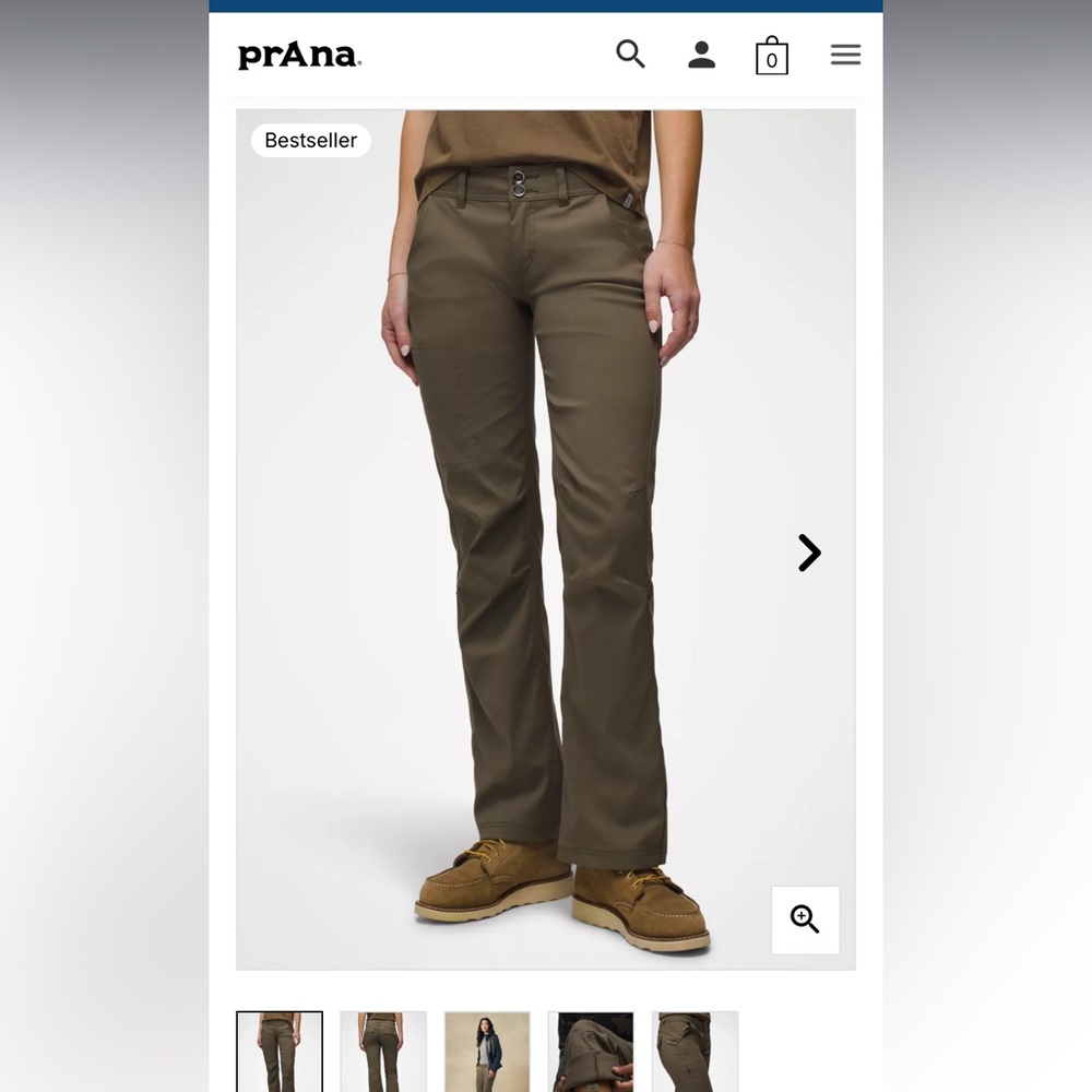 Prana Women's Halle Pant - Olive, size 4